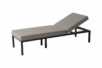 Eva von Hartman - Gartenliege black & mid grey