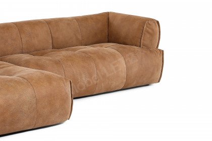 Vivo von Easy Sofa - Ecksofa Ausführung links camel