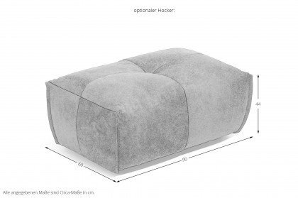 Vivo von Easy Sofa - Ecksofa Ausführung links camel