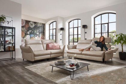 HU-RL21014 von Hukla - Leder-Duo pearl