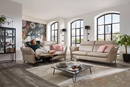 HU-RL21014 von Hukla - Leder-Duo pearl