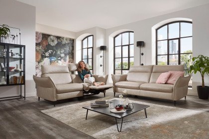 HU-RL21014 von Hukla - Leder-Duo pearl