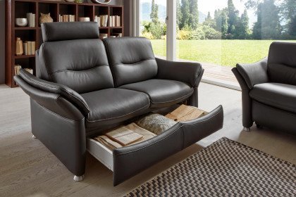 HU-SF15058 von Hukla - Ledergarnitur anthrazit