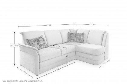 4944 Mikaela von PM Oelsa - Polsterecke rechts taupe
