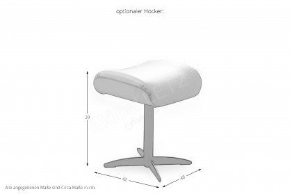 4837 Brasil von PM Oelsa - Polsterecke rechts steel