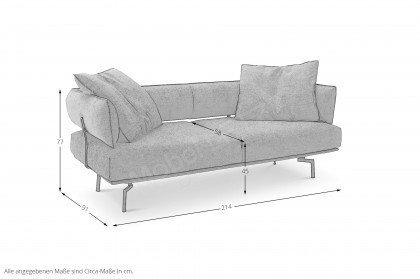 Novo von Easy Sofa - Einzelsofa blush