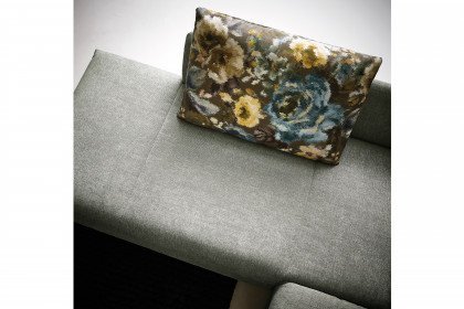 KOINOR Famous - Ecksofa Ausführung links grau