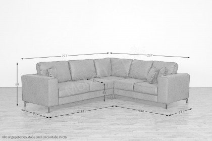 Alicante von Grant Factory - Polsterecke rechts braun