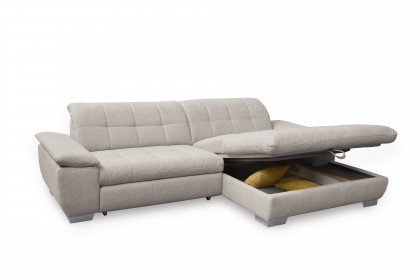 7688 von ALINA - Polsterecke Variante rechts platinum-grey