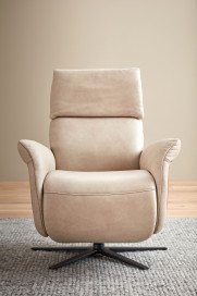 4150 von Himolla - Ledersofa Ausführung rechts elfenbein