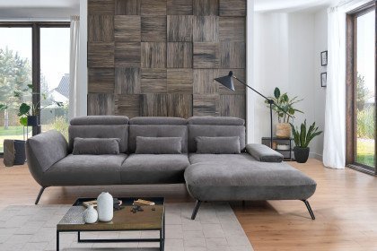 Seattle von Poco - Couchgarnitur Variante rechts grau