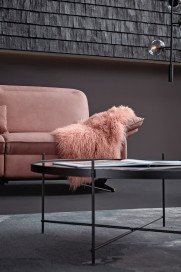 1077 von Himolla - Ledergarnitur lachs