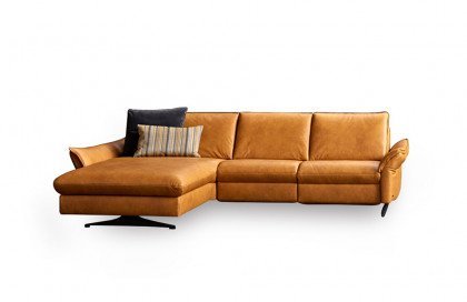 1178 von Himolla - Ledersofa Ausführung links mais