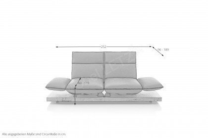 KOINOR Experio - Ledergarnitur earth