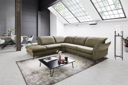 HU-RL17008 von Hukla - Polsterecke Variante links olive