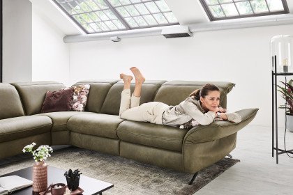 HU-RL17008 von Hukla - Polsterecke Variante links olive