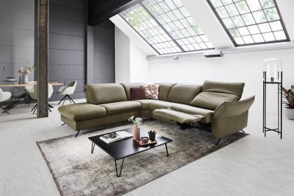 HU-RL17008 von Hukla - Polsterecke Variante links olive