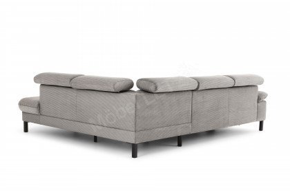 1082 von Carina - Ecksofa Variante rechts grau