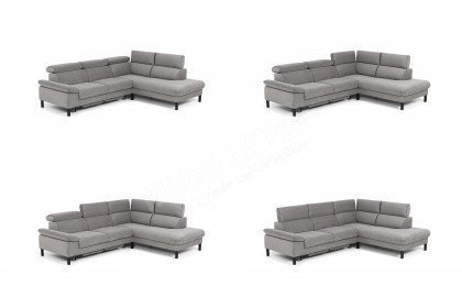 1082 von Carina - Ecksofa Variante rechts grau