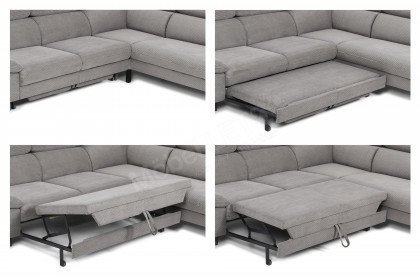 1082 von Carina - Ecksofa Variante rechts grau