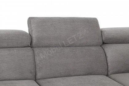 1082 von Carina - Ecksofa Variante rechts grau