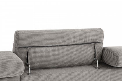 1082 von Carina - Ecksofa Variante rechts grau