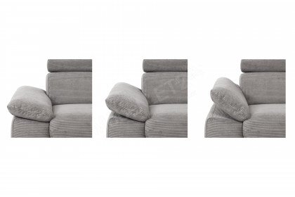 1082 von Carina - Ecksofa Variante rechts grau