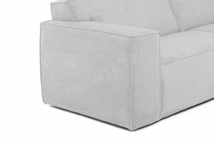 Loki-LE23 von Easy Sofa - Ecksofa rechts hellgrau