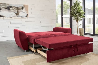 Systemo 2072 von Poco - Funktionssofa cherry