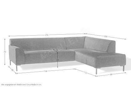 Marion von Easy Sofa - Ecksofa rechts anthrazit