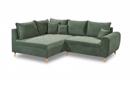 Calanda von ED-Lifestyle - Ecksofa links winter moss
