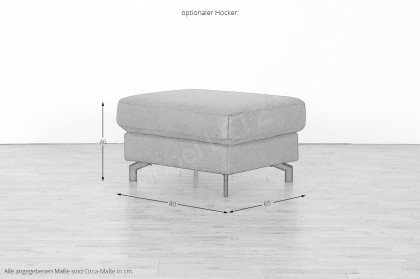 Alicante von Matex - Eckcouch rechts grau