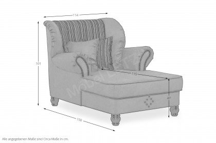 Carlos von Matex - XXL-Ohrensessel gelb