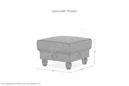 Carlos von Matex - XXL-Ohrensessel gelb