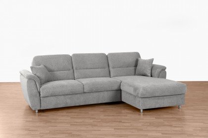 Deva von Matex - Ecksofa rechts grau