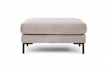 Tailos S von Vilmers - Eckgarnitur mit Hocker dirty sand