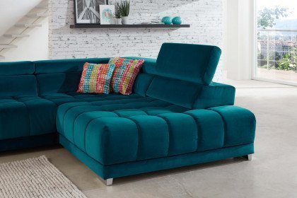 MP-IN16008 von Megapol - Ecksofa Variante rechts petrol