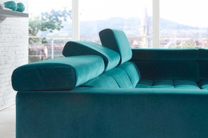 MP-IN16008 von Megapol - Ecksofa Variante rechts petrol