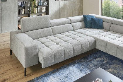 MP-IN23009 von Megapol - Ecksofa Variante rechts silver
