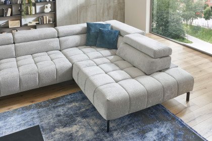 MP-IN23009 von Megapol - Ecksofa Variante rechts silver