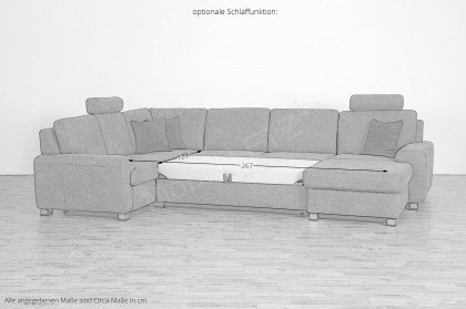 Plaza von Matex - Wohnlandschaft links anthrazit