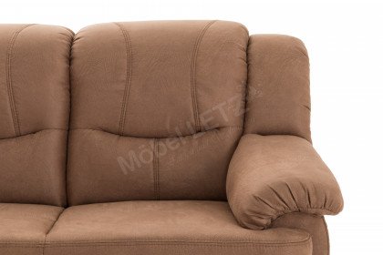 Orion-LE19 von Matex - Ecksofa hellbraun