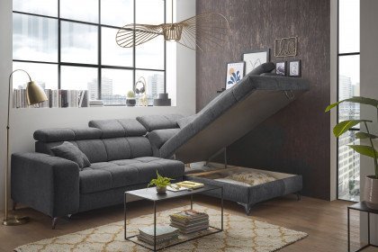 Sydney von ED-Lifestyle - Eckcouch rechts anthrazit