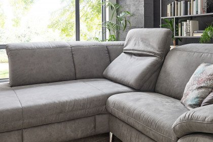 Serenity 2068 von Polsteria - Polsterecke Ausführung links savannah