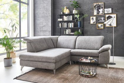 Serenity 2068 von Polsteria - Polsterecke Ausführung links savannah