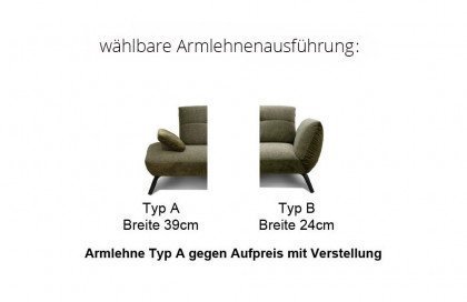 Ticona 2006 von Poco Polstermöbel - Ecksofa Variante links olive