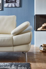 Civita von Polinova - Ledergarnitur Variante rechts white