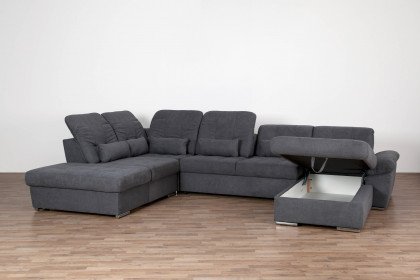 Delta-LE23 von Matex - XXL-Sofa links grau