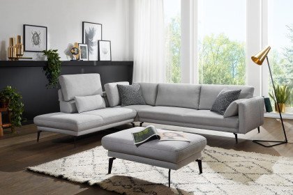 Cortina von Gruber - Eckgarnitur Variante links silver