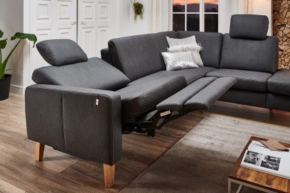 Modern Classic NL von Gruber - Eckgarnitur Variante rechts basalt